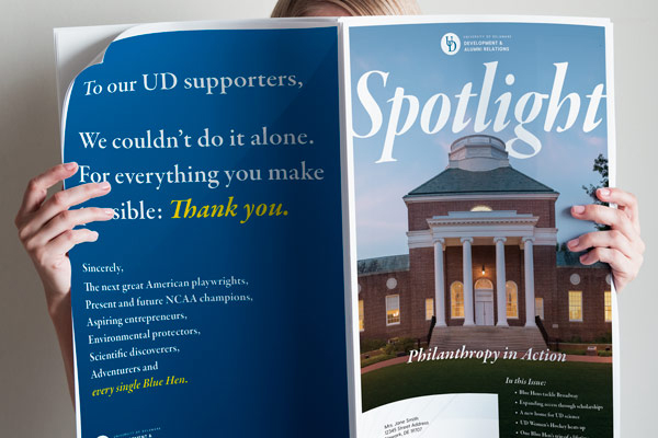 UD Spotlight image. UD Spotlight