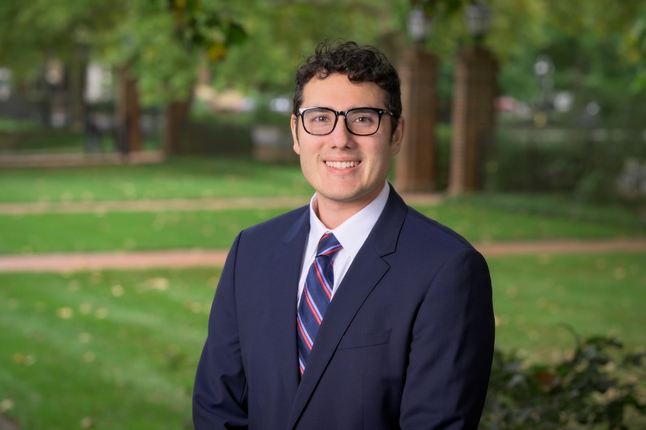 Admissions-Environmental_Portraits-091025 2025 environmental portrait of Raul Gomez, Admissions Counselor for UD's Undergraduate Admissions department.