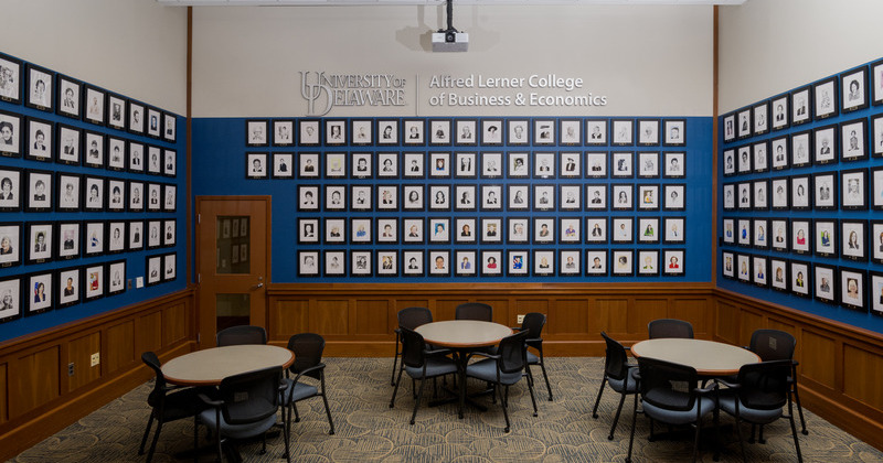 In collaboration with the Delaware Office of Women’s Advancement and Advocacy, the University of Delaware is hosting the Women’s Hall of Fame Art Exhibition in Alfred Lerner Hall, which features portraits by Delaware artist Theresa Walton and pays homage to Delaware women.