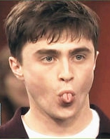 Daniel Radcliffe rolls his tongue