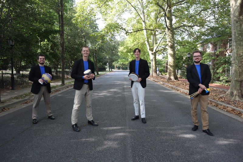 Graduate Percussion Ensemble group photo