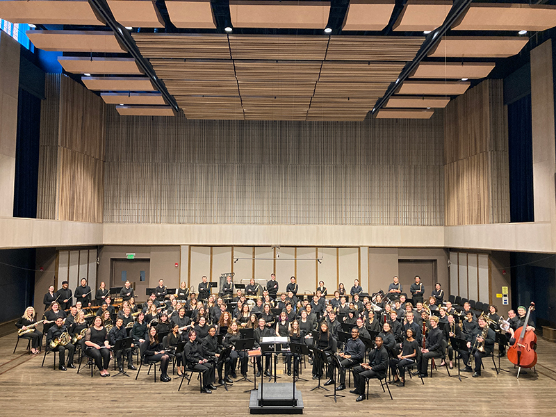 Collegiate Band performing Collegiate Band performing