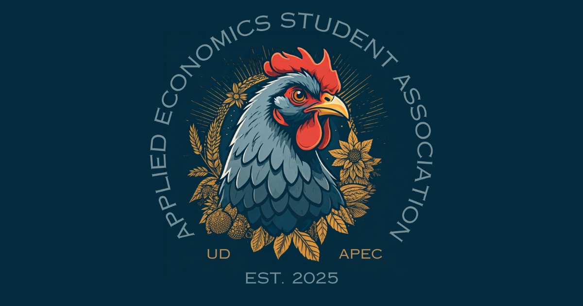 The Applied Economics Student Association group logo.