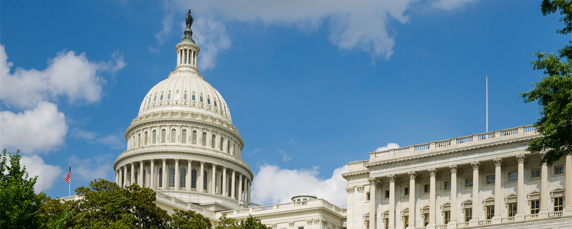 View of Capitol Hill in Washington DC