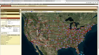 The Area of Interest (AOI) tab is used to navigate to a specific location within the U.S.