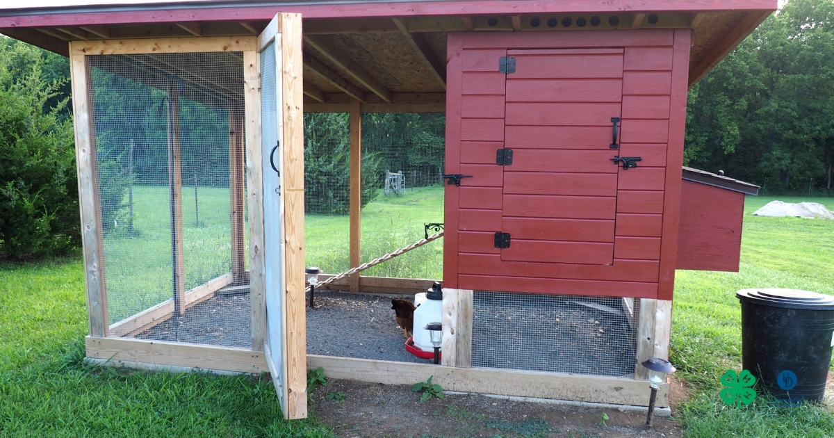 A chicken coop A chicken coop