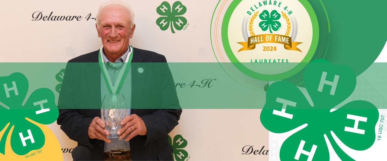 Sen. Dave Wilson receives special recognition at the Delaware 4-H Hall of Fame