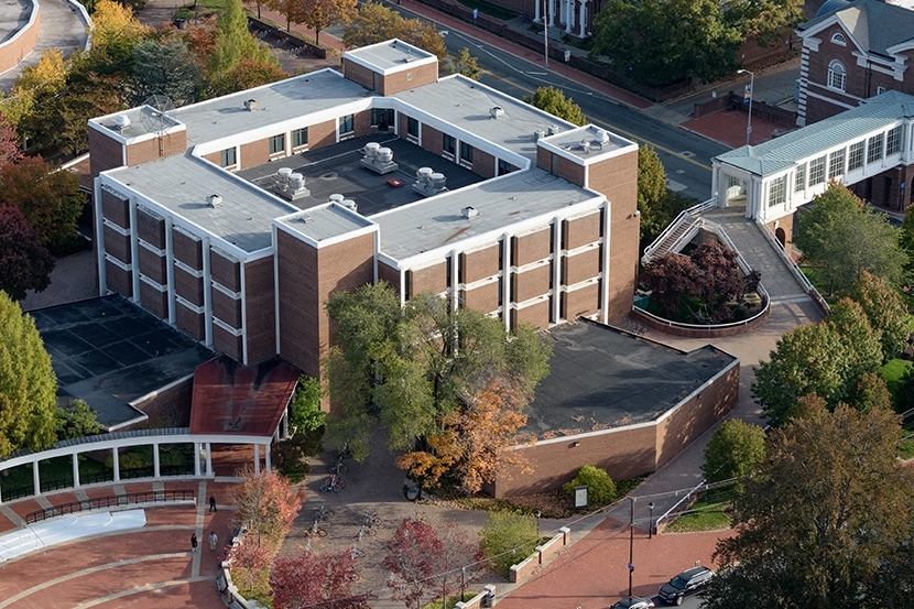 An exterior photo of Smith Hall