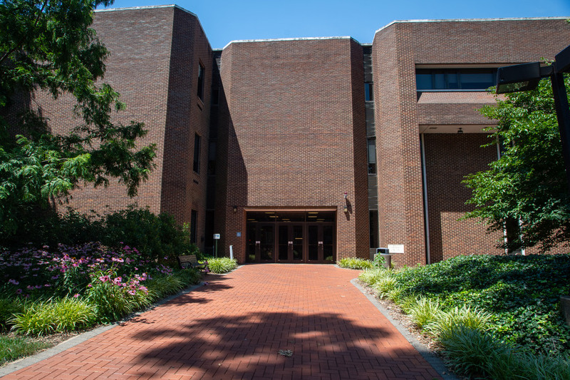 Exterior front view of McDowell Hall