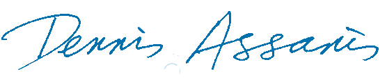 Assanis Signature in blue