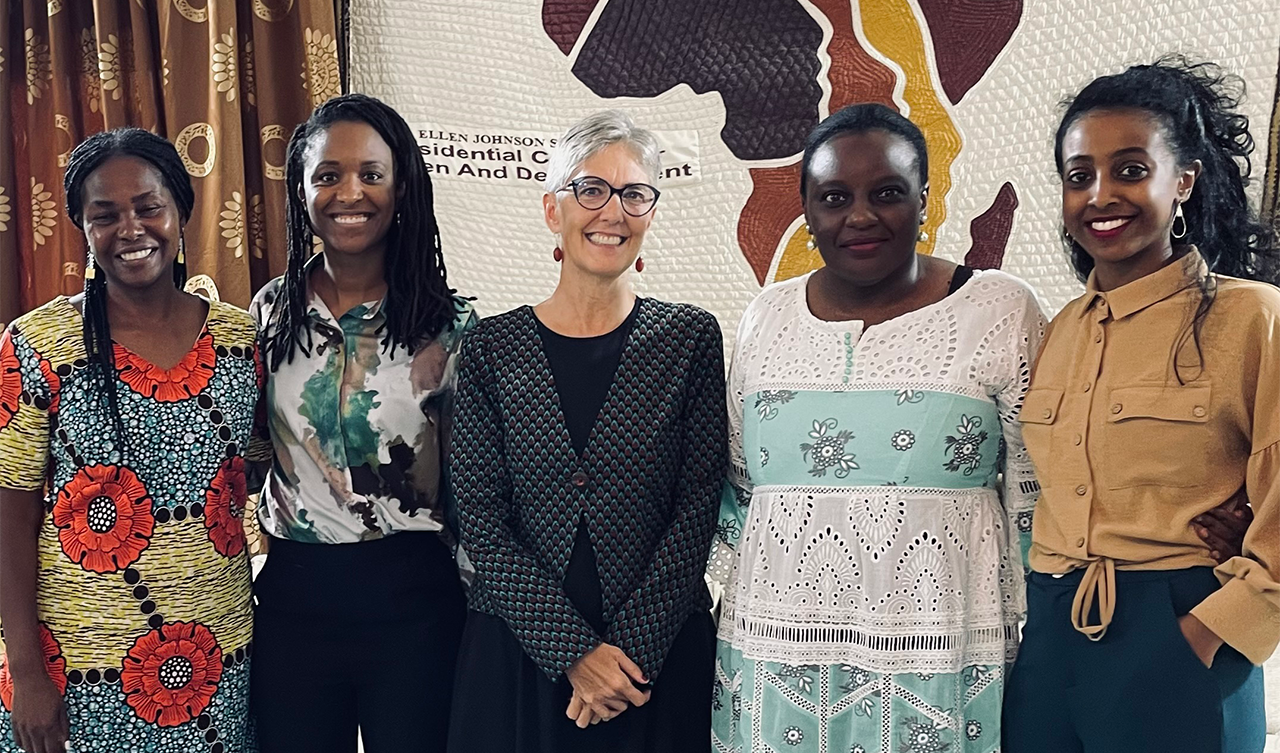 A Fulbright Faculty Scholar with some colleagues.