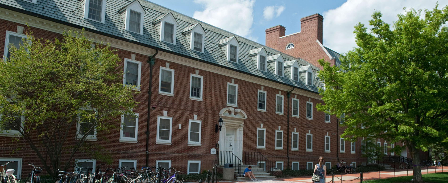 Exterior of North Central residence halls