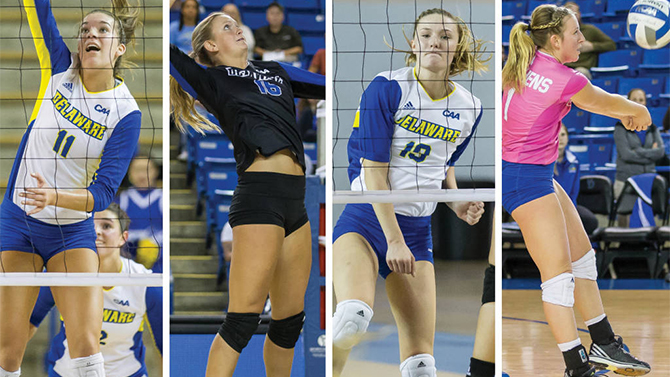 CAA Volleyball Honors | UDaily