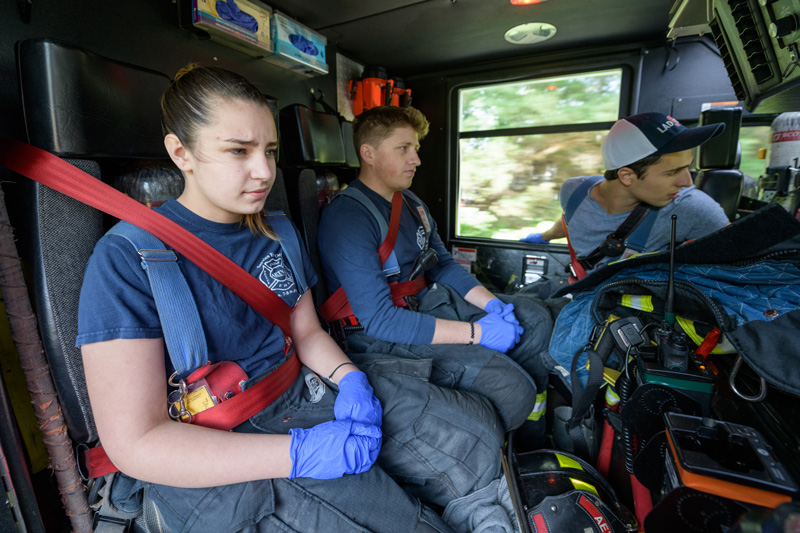 ride along fire truck