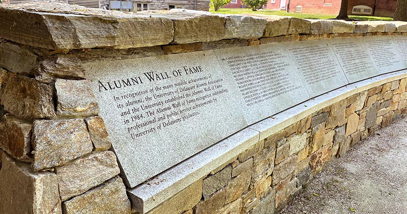 UD alumni wall of fame