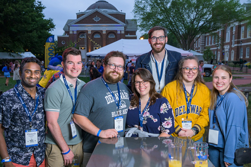 Dela-bration on The Green is the most anticipated tradition during Alumni Weekend. 