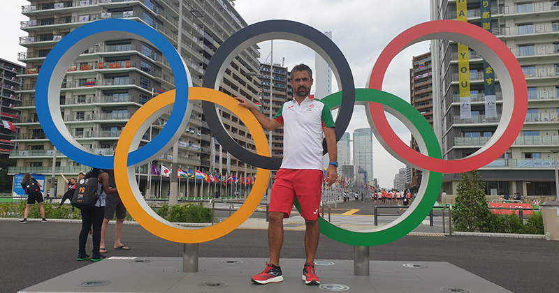 Rui Norte, a 2018 graduate of UD’s International Coaching Enrichment Certificate Program, coached Portuguese sprinters at the 2020 Olympic Games in Tokyo, Japan.