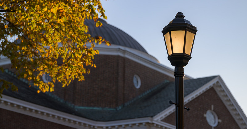 campus building and light 