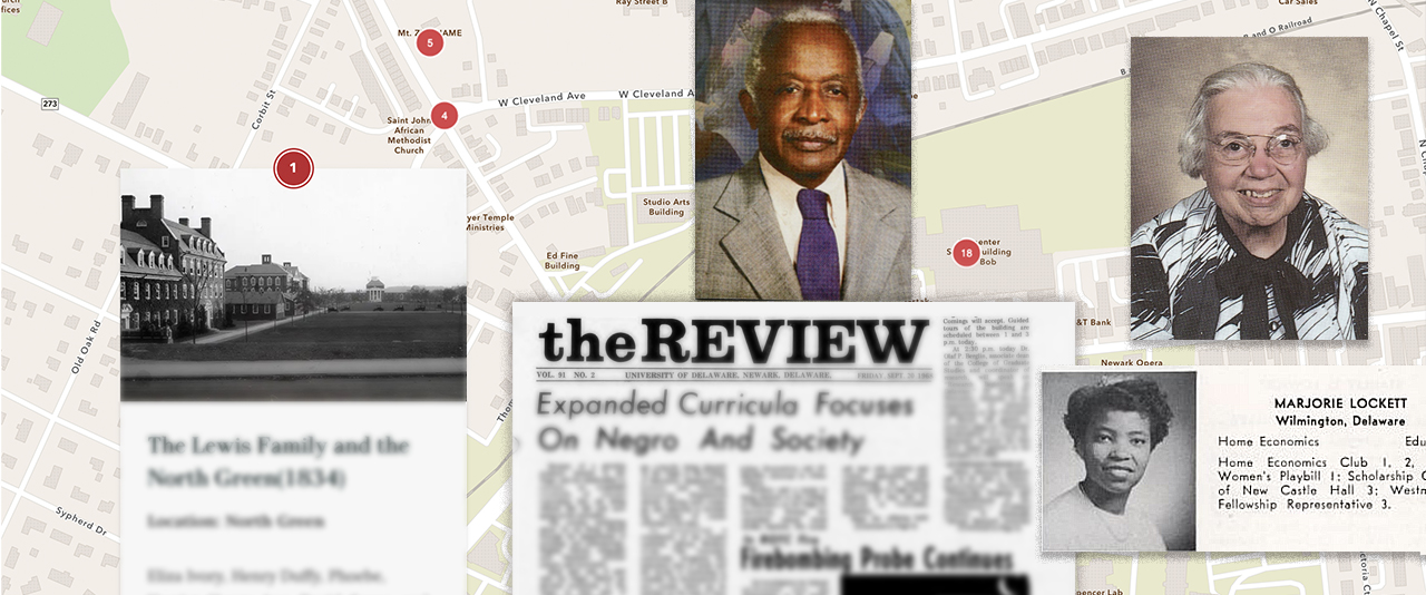 The Black Histories at UD StoryMap is a virtual tour that ties stories of Black community members, students, faculty members and racial justice activists to specific sites on the UD campus and the greater Newark area.