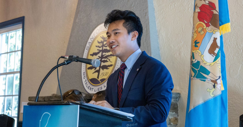 Devin Jiang, a senior public policy major in the Joseph R. Biden, JR. School of Public Policy and Administration, was involved in passing three bills in the Delaware State Legislature to support Asian American and Pacific Islander (AAPI) initiatives.