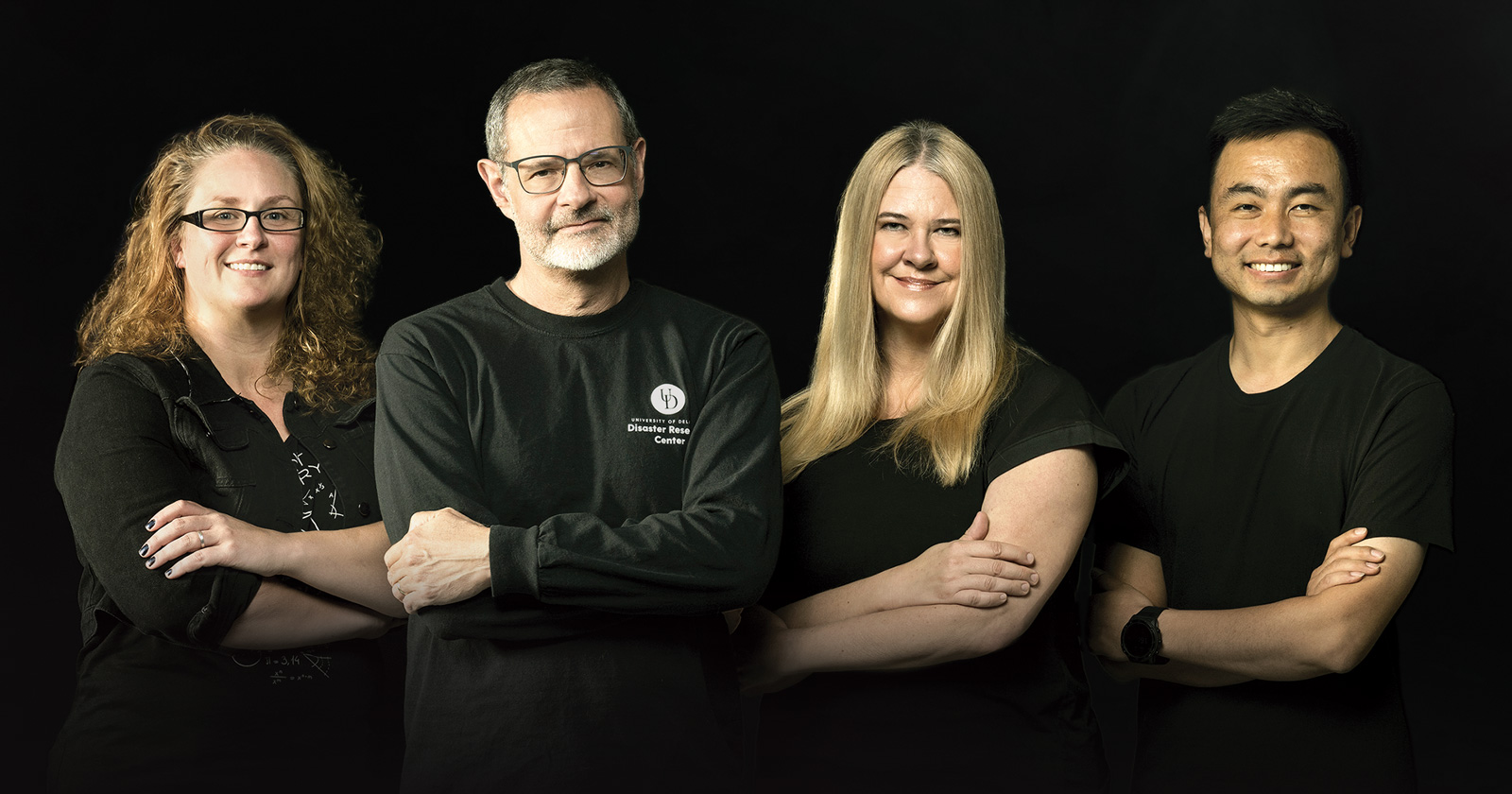 DRC members A.R. Siders, James Kendra, Tricia Wachtendorf and Shangjia Dong