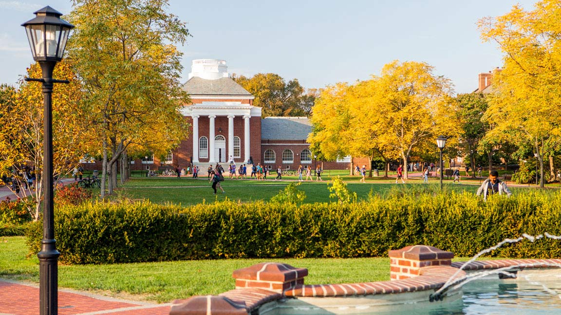 The South Green and Memorial Hall