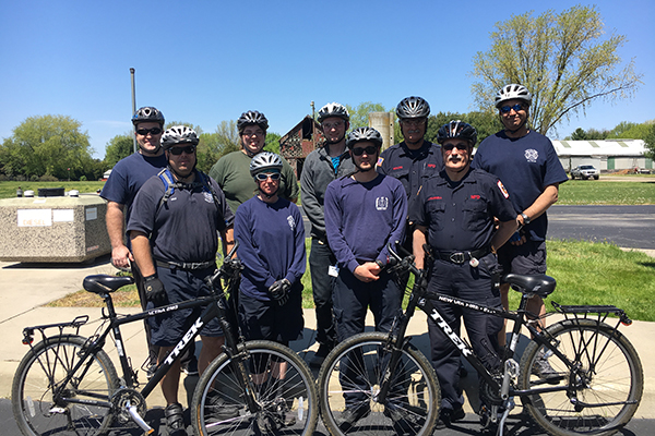 University of Delaware Emergency Care Unit emergency medical services (EMS) bike teams