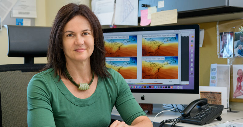 Professor Cristina Archer studies and teaches wind power, meteorology and air pollution while also leading the Center for Research in Wind and the Eco-Entrepreneurship Certificate program.