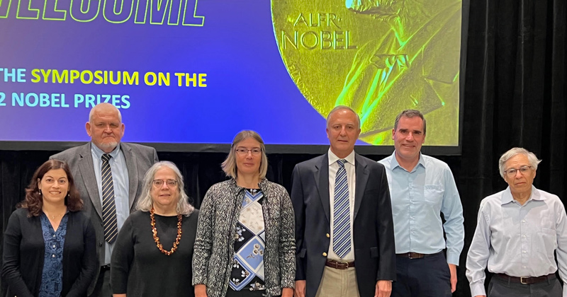 University of Delaware faculty members gathered to discuss the research and impact of the 2022 Nobel Prize winners, and how it connects to work at UD.