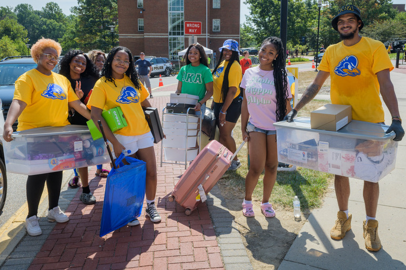 Every August, new students bring their hopes, dreams and belongings to the University of Delaware campus.