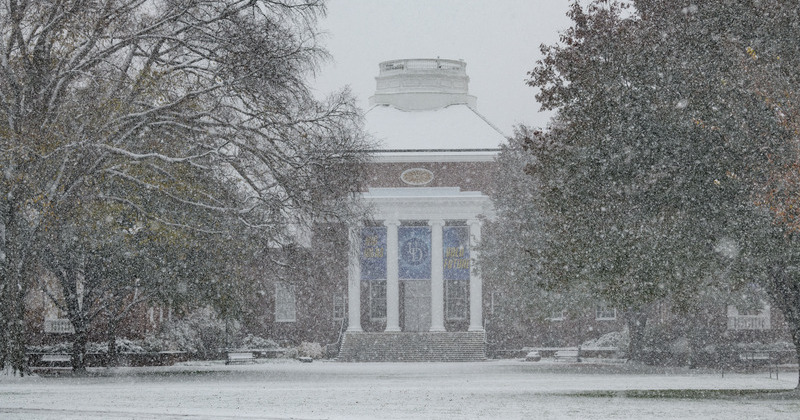 snowy campus