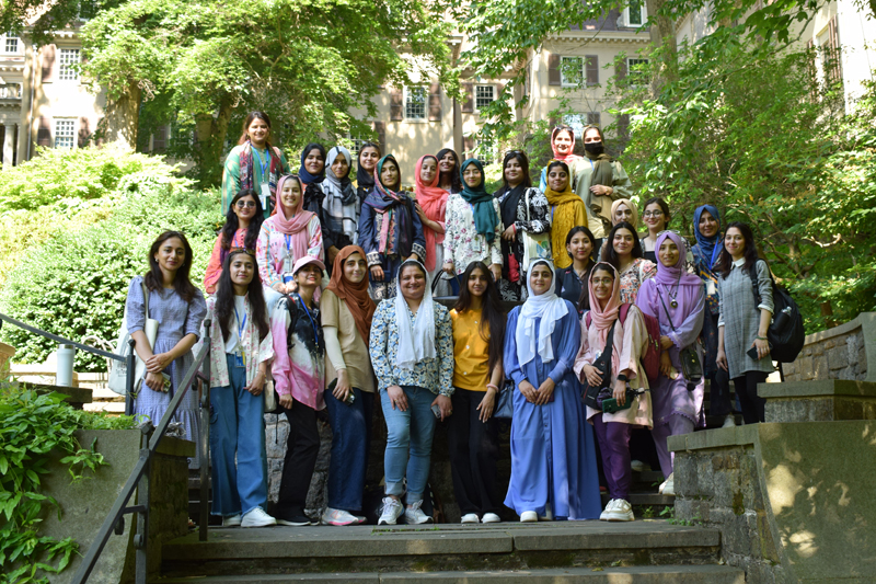 For two weeks this summer, the STEMSisters, 27 Pakistani collegiate women, experienced UD’s campus as Blue Hens. They also toured Delaware’s Winterthur and Bowers Beach and went on a day trip to the United Nations in New York City. They spent their final week of the program in Washington, D.C.