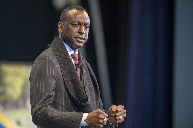 Yusef Salaam shares his story of incarceration, exoneration and path to redemption during the Ida B. Wells lecture. 