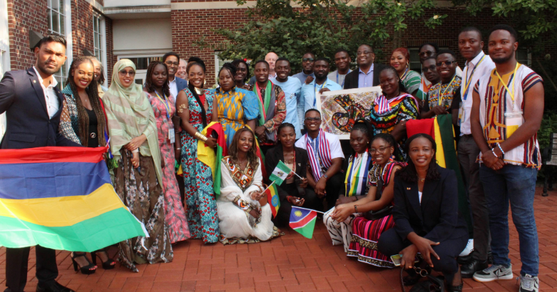 2024 marks the tenth consecutive year of the Mandela Washington Fellowship program’s partnership with the University of Delaware. Twenty-five young African leaders participated in the 6-week program, which began with a welcome reception at the UD Visitors Center.