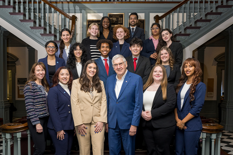 Fifteen University of Delaware students and one Delaware State University student will work with the Delaware General Assembly through June 2025.