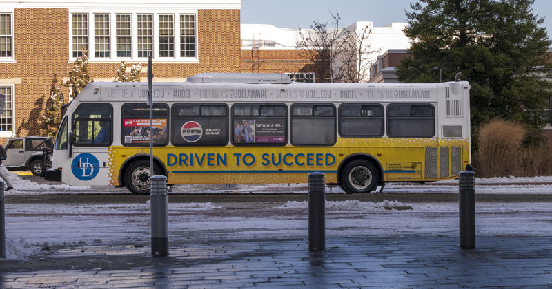 Campus Beauty - Winter Snow - 01.20.25 UD bus