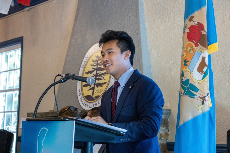 Devin Jiang, a senior public policy major in the Joseph R. Biden, JR. School of Public Policy and Administration, was involved in passing three bills in the Delaware State Legislature to support Asian American and Pacific Islander (AAPI) initiatives.