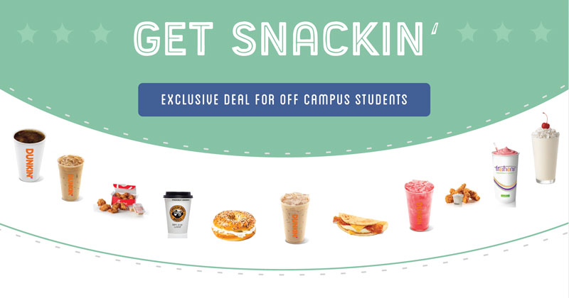 Get Snackin' this spring semester