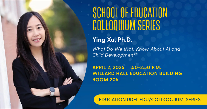 Ying Xu SOE Colloquium graphic