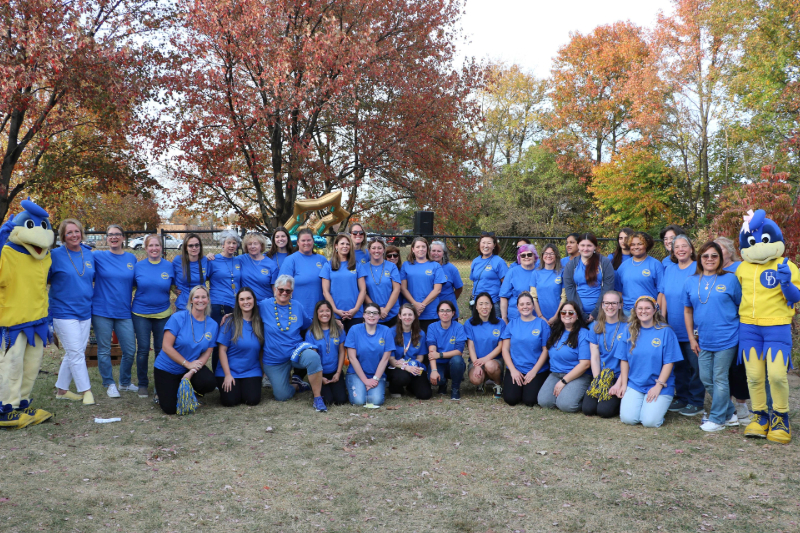 The staff of UD’s Early Learning Center celebrate 20 years of service alongside parents, teachers, alumni and friends.