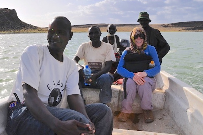 Anthropology professor Sarah Lacy, who cites Jane Goodall as an inspiration, led a field team in Kenya at the age of 25 to search for prehistoric human remains. She was the only non-Kenyan, and the only woman. Anthropology professor Sarah Lacy, who cites Jane Goodall as an inspiration, led a field team in Kenya at the age of 25 to search for prehistoric human remains. She was the only non-Kenyan, and the only woman.