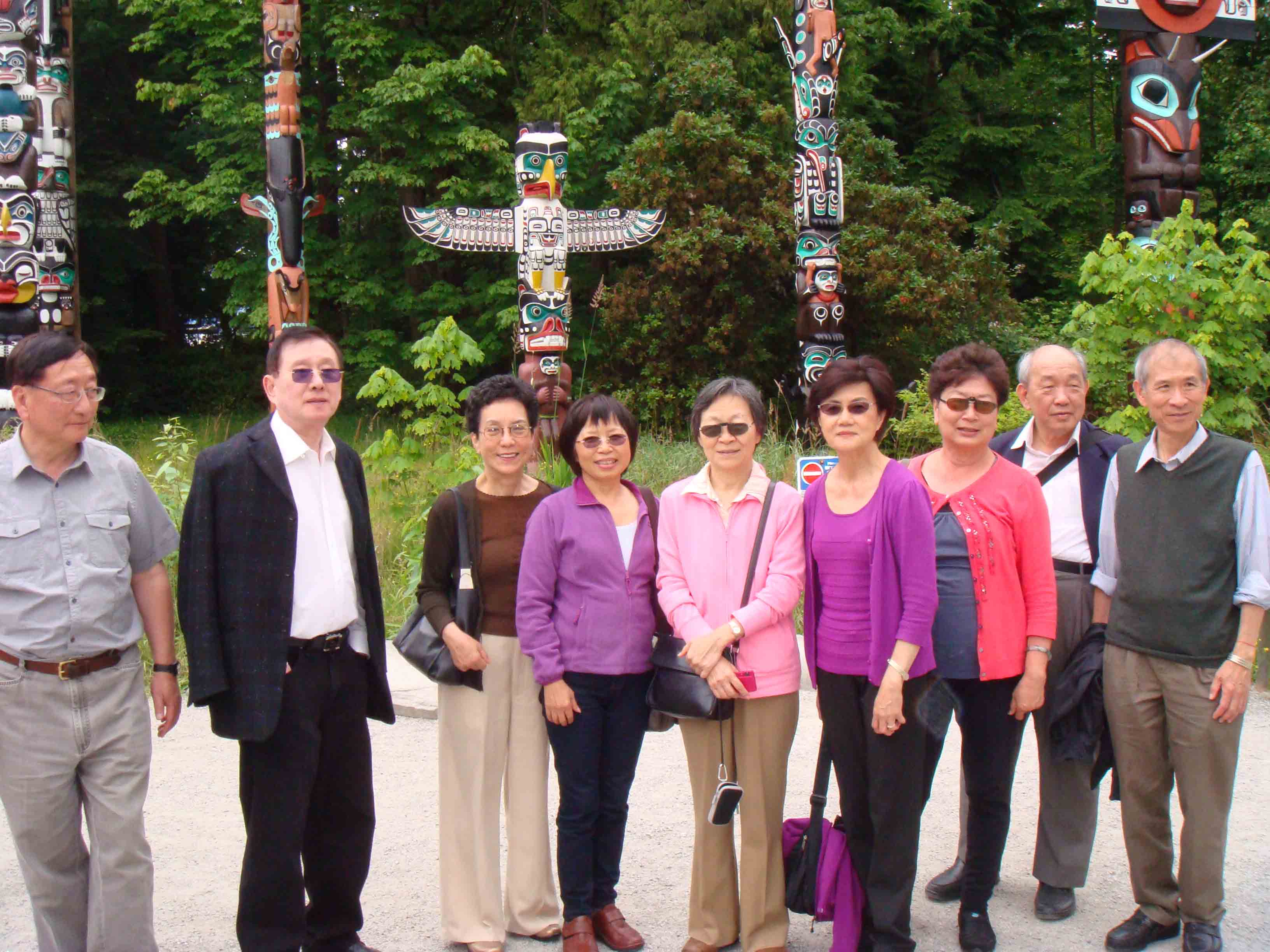 group visited Indian Village