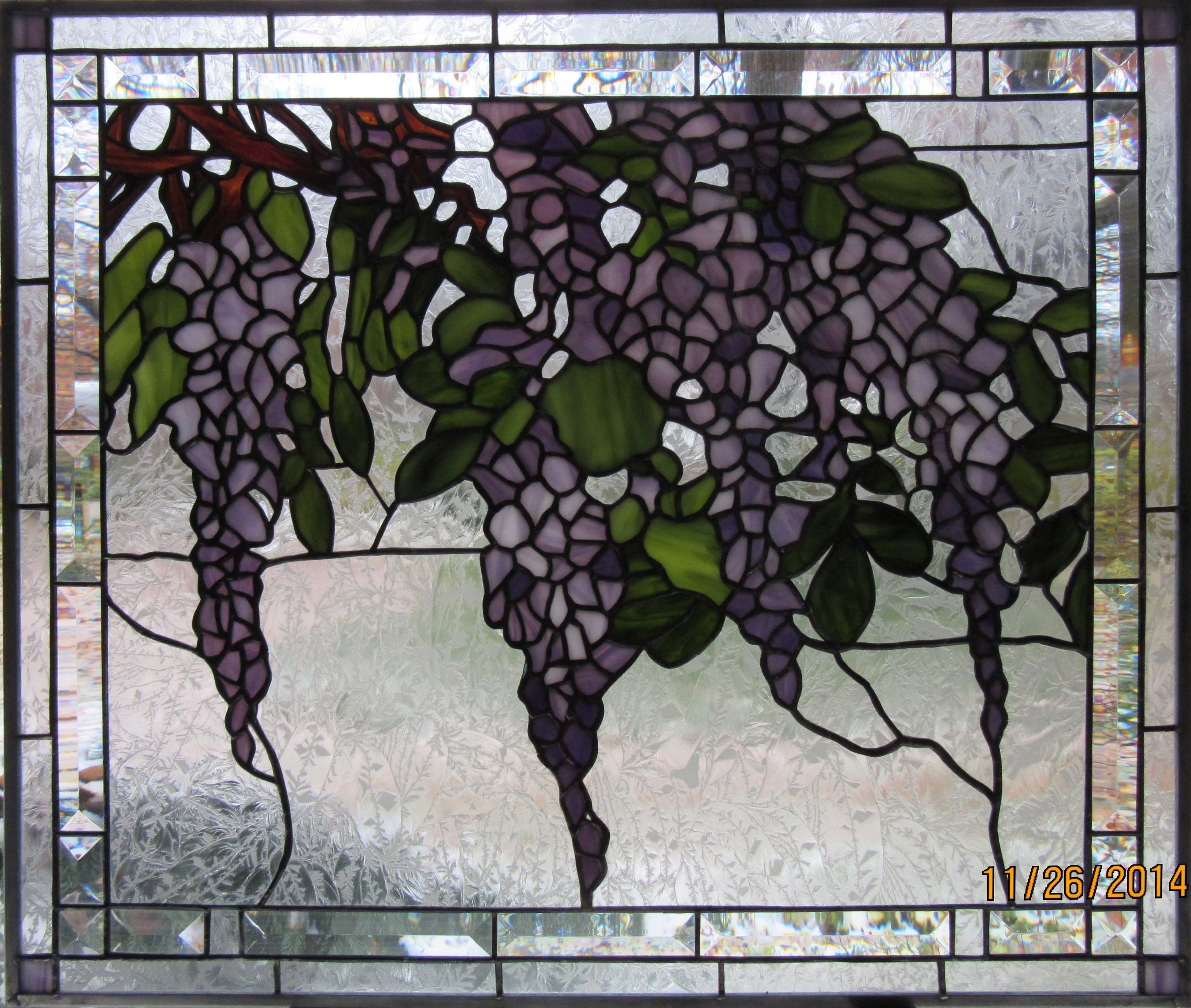 Wisteria Window Pane